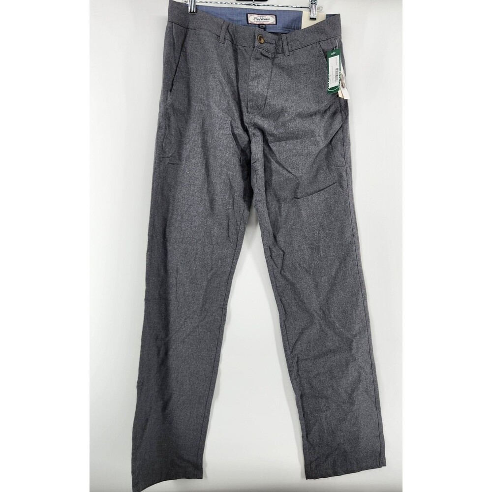 Flag & Anthem Men's 32X34 Grey‎ Straight Fit Flannel Trouser NWT